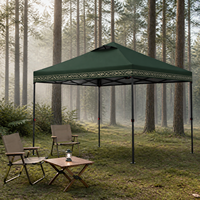 Tente Commerciale Instantanée 10x10 en PVC, Résistante aux UV, avec Structure en Acier de 40mm, Idéale pour Expositions, Montage Facile, Étanche