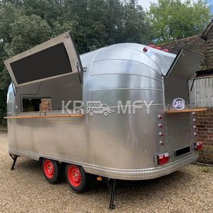 รถพ่วงครัวเคลื่อนที่ รถขายอาหารเคลื่อนที่ รถขายกาแฟ ปี 2025 พร้อมห้องจัดส่งสินค้าภายนอก แบบกันน้ำ - Product Image 5
