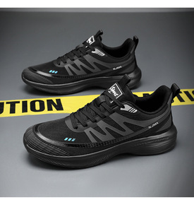 Scarpe da Corsa Leggere da Uomo, Traspiranti in Mesh, Colore Unico, Anti-Odore, per Sport e Jogging - Product Image 4