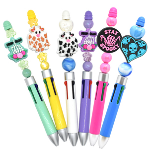 उच्च गुणवत्ता वाली थोक बिक्री फैशन रंगीन हेलोलीन भूत pvc Pvc फोकल beads - Product Image 6