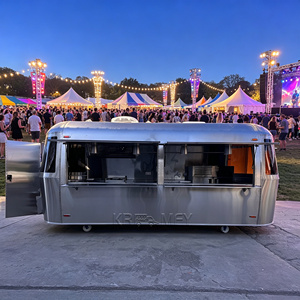 Commercial Food Trailer Vendor Ready Mobile Kitchen Fresh Smoothie Juice Cart - Product Image 2