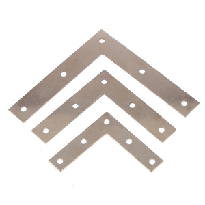 Soportes de ángulo fijo en forma de L y T de acero Q235 niquelado para conexión de muebles, compatibles con 70, 90 y 120 mm - Product Image 3