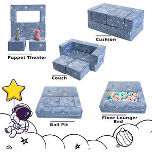 Polifunzionale bagliore per bambini divano modulare in schiuma per giocare divano a sfera e Set lettino - Product Image 3