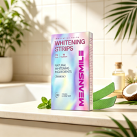 Bandes blanchissantes pour les dents naturellement puissantes et sans sensibilité, 28 bandes, sûres pour l'émail, sans résidus