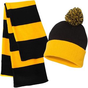 Vente d'usine : Ensemble <span class=keywords><strong>bonnet</strong></span> <span class=keywords><strong>et</strong></span> écharpe en tricot personnalisé pour les équipes <span class=keywords><strong>de</strong></span> clubs, en acrylique brodé, écharpes jacquard pour fans, <span class=keywords><strong>bonnet</strong></span> long pour adultes - Product Image 5