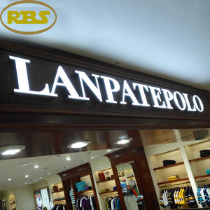 Precio de fábrica, nombre comercial personalizado, logotipo 3D, letrero de letras de Metal, letras publicitarias de pista de carreras con luces Led, logotipo de pared - Product Image 2