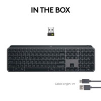 Keyboard Nirkabel Multi Perangkat MX Keys S Mekanik Baru dengan USB Type C, Dapat Diisi Ulang, dan Dilengkapi Lampu Latar untuk Penggunaan di Kantor