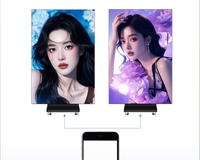 Écran LED vidéo pliable P1.25 pour intérieur, HDR10+, garantie 3 ans, montage sur pied, haute luminosité 600cd, profondeur de couleur 16 bits