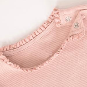 Conjunto de Vestido de Invierno de Pana de Lujo Ecológico de Alta Calidad para Niñas, Manga Larga, Diseño a Cuadros Rosa - Product Image 6