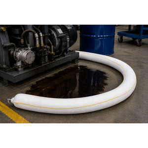Bâche absorbante pour produits pétroliers, 13 cm x 300 cm, blanche, 100 % polypropylène - Product Image 4