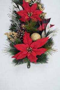 Popular Customized Pvc Decoration Ornament Artificial Hanging Christmas Teardrop <b>Swags</b> - Product Image 3