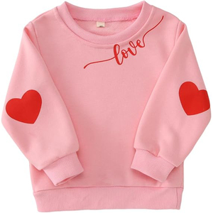 Mamá <span class=keywords><strong>y</strong></span> yo Día de San Valentín Mamá <span class=keywords><strong>y</strong></span> bebé <span class=keywords><strong>Sudadera</strong></span> a juego Amor <span class=keywords><strong>y</strong></span> Carta Conjunto de mamá e hija - Product Image 1