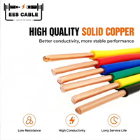 Cable Eléctrico para Construcción EESCABLE, 450/750V H07V-U 2.5mm2, Cobre Sólido Rígido, 300/500V H05V-U CU PVC LV BV