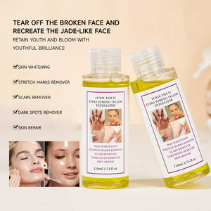 زيت التقشير الأصفر HAICUIER بشعار مخصص وحد أدنى للطلب 1000 قطعة، قوي جداً لتفتيح وإزالة السواد والجلد الميت عن الركب الداكنة - Product Image 2