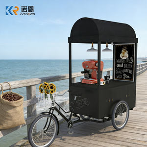 Carrito de Helados para Bicicleta, Triciclo Eléctrico para Helados con Congelador, Carrito de Helados Móvil con Congelador - Product Image 6
