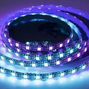 شريط إضاءة ذكي WS2812B SMD5050 <span class=keywords><strong>RGB</strong></span> <span class=keywords><strong>LED</strong></span> مرن 5 مم/8 مم/10 مم مع تحكم عبر USB/واي فاي/تطبيق، نحاسي بجهد 5 فولت/12 فولت/24 فولت تيار مستمر - Product Image 5