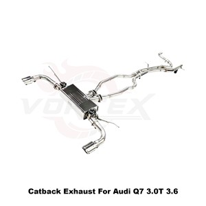 Vortex Sport Sound Electronic Valve Stainless Steel <b>Exhaust</b> Fits Audi Q7 3.0T 3.6 2005-2015 Racing Upgrade - Product Image 2