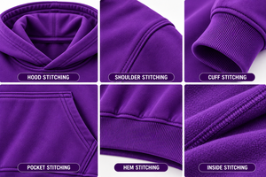 <b>Men's</b> <b>Purple</b> Oversized Hoodie Casual Pullover <b>Sweatshirt</b> with Kangaroo Pocket Spider Web Print 100% Cotton Oversized Spider - Product Image 6