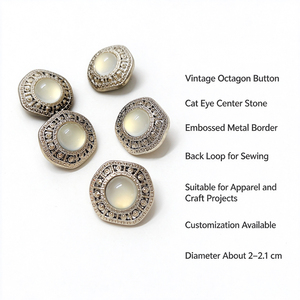 Multi Layer Crystal Rhinestone Round Zinc Alloy Metal Shank <b>Buttons</b> Gold Silver Tone Decorative <b>Buttons</b> For Overcoat <b>Suit</b> Dress - Product Image 6