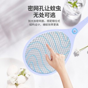 เครื่องกำจัดยุงไฟฟ้าแบบชาร์จไฟได้ USB กำจัดยุงในครัวเรือน ควบคุมแมลงศัตรูพืช พลาสติก ทำความสะอาดง่าย - Product Image 1