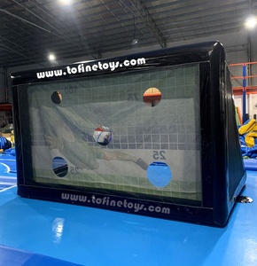 Portería de fútbol inflable divertida para niños y adultos, Bola de mano de <span class=keywords><strong>playa</strong></span>, juegos de lanzamiento - Product Image 4