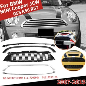 ชุดแต่งกระจังหน้ารถยนต์สำหรับ MINI Cooper JCW R55 R56 R57 ชุดแต่งฝากระโปรงหน้า อุปกรณ์ตกแต่ง 51117255125 51132751040 51117209904 - Product Image 1
