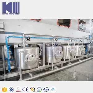 Máquina automática de llenado y lavado de botellas de agua líquida, operación Simple, 3 en 1, 600BPH, 20 L