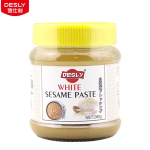 Hersteller Sesam Samen Öl Pulver Paste Großhandel 500 g schwarze Sesam paste mit Fabrik preis