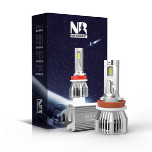 Pour <span class=keywords><strong>VW</strong></span> Passat B7 Accessoires d'éclairage automobile Ampoule de phare LED H7 H11 H13 55W 6000LM 6500K Éclairage Focus Ventilateur Dissipation de chaleur - Product Image 4