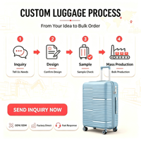 Valise rigide en PP imperméable, résistante à l'usure et aux rayures, avec roulettes pivotantes, idéale pour les voyages d'affaires – Vente en gros usine