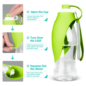 Nouvelle conception, bouteille d'eau potable pour chien et chat, idéale pour les voyages en plein air, très vendue - Product Image 3