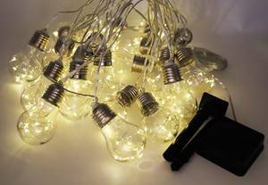 E27 <span class=keywords><strong>solaire</strong></span> extérieur jardin Vintage Patio <span class=keywords><strong>guirlande</strong></span> Led <span class=keywords><strong>guirlande</strong></span> lumineuse boule Globe ampoule pour la fête de mariage décoration de noël 220V - Product Image 5