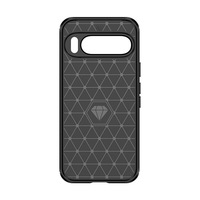 Housse de téléphone portable de luxe en fibre de carbone et Silicone souple pour Google Pixel 10 XL 9 8 Pro 7A 6A comprend un étui