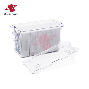 MG 8 cubiertas de caja de tarjetas transparente engrosada de plástico para naipes caja de descarte de tarjetas de desecho - Product Image 2