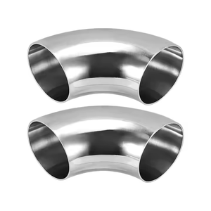 Tubo di scarico piegato a 90 <span class=keywords><strong>gradi</strong></span> in acciaio inossidabile 304 da 3 pollici, raccordo a gomito spazzolato senza gamba, piegatura a mandrino 1D - Product Image 5