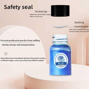 Juego de 30 Colores de Pigmento en Polvo de Mica - Tinte para Resina Epoxi y Resina UV para Hacer Jabón, Arte de Uñas, Velas y Manualidades - Product Image 4