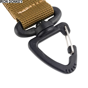 سلسلة مفاتيح تكتيكية من IRONDONKEY EDC ، حقيبة ظهر لتسلق الجبال خارجية من النايلون ، مشبك حزام متعدد الوظائف - Product Image 3