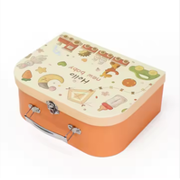 Boîte de rangement en carton recyclé mignonne avec doublure en éponge, étanche et gaufrée, pour jouets de bébé, vêtements, chaussettes et emballage de fourrures