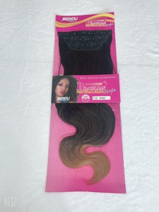 Extension de cheveux brésiliens crochet <span class=keywords><strong>Passion</strong></span> twist tresses cheveux Kanekalo Fiber - Product Image 4