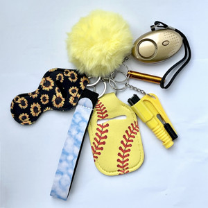 Conjunto de llavero de autodefensa, conjunto de carcasa de plástico con spray de autodefensa - Product Image 5