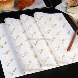 Disposable Eco-Friendly Greaseproof <b>Paper</b> for Food Packaging Cake Bread Hamburgers Baking Trays & Padding-Coated with <b>Wax</b> - Product Image 2