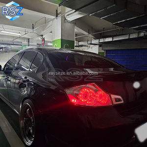 RAYSEZE G25 <strong>Rear</strong> Lamp for 2007 2013 Infinite G35 G37 SEDAN Infiniti Led Clear Outer Inner Tail <strong>Light</strong> 26550-JK00D 26555-JK60B - Product Image 4