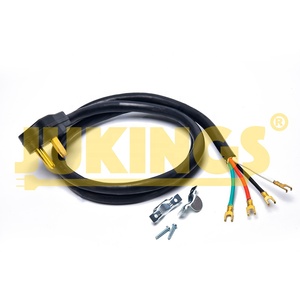 Etl đã được phê duyệt 50-amp phạm vi mở rộng dây điện 6/2 + 8/2awg srdt 5 chân Spade 4 dây đồng dẫn PVC Áo khoác 125V nhà NEMA CN - Product Image 6