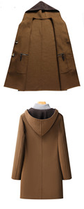 Abrigo <span class=keywords><strong>de</strong></span> lana <span class=keywords><strong>de</strong></span> doble cara con capucha <span class=keywords><strong>de</strong></span> otoño e invierno para hombre, abrigo vaquero <span class=keywords><strong>de</strong></span> doble cara <span class=keywords><strong>de</strong></span> longitud media para hombre, abrigo <span class=keywords><strong>de</strong></span> moda juvenil para hombre - Product Image 3