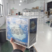 Boîte d'entraînement d'élite en acrylique personnalisée avec des couvercles magnétiques robustes, étui de présentation en acrylique ETB pour Pokémon