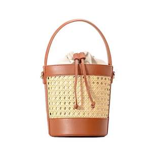 Bolsos de Mimbre y Paja con Cordón para Mujer - Diseño Personalizado para Vacaciones de Verano en la Playa - Product Image 5