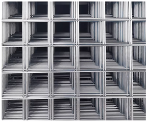 Grillage soudé en acier galvanisé robuste Houhong pour clôture agricole, services de pliage et de découpe, modèle HDG-WWM-1x1-14G, tissage simple - Product Image 1