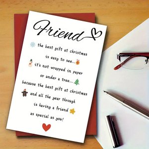 Giáng sinh thiệp chúc mừng với phong bì tùy chỉnh logo & thiết kế dập nổi kết thúc thể hiện tình yêu của bạn & Tình bạn mong muốn - Product Image 4