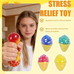 Nuevo Juguete Sensorial Antiestrés con Forma de Helado Colorido Nee-Doh, Cono de Helado, para Aliviar la Ansiedad y Mejorar la Concentración en Adultos, 2026 Squishy - Product Image 6