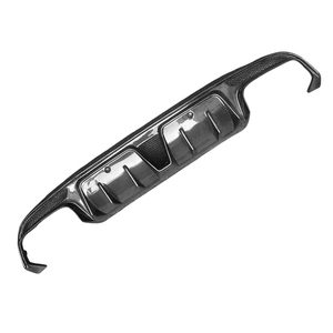Diffuseur arrière en fibre de carbone style BB W205 C63, lèvre de pare-chocs arrière pour Mercedes Benz Classe <span class=keywords><strong>C</strong></span> C63 <span class=keywords><strong>4</strong></span> portes 2014-2021 - Product Image 5
